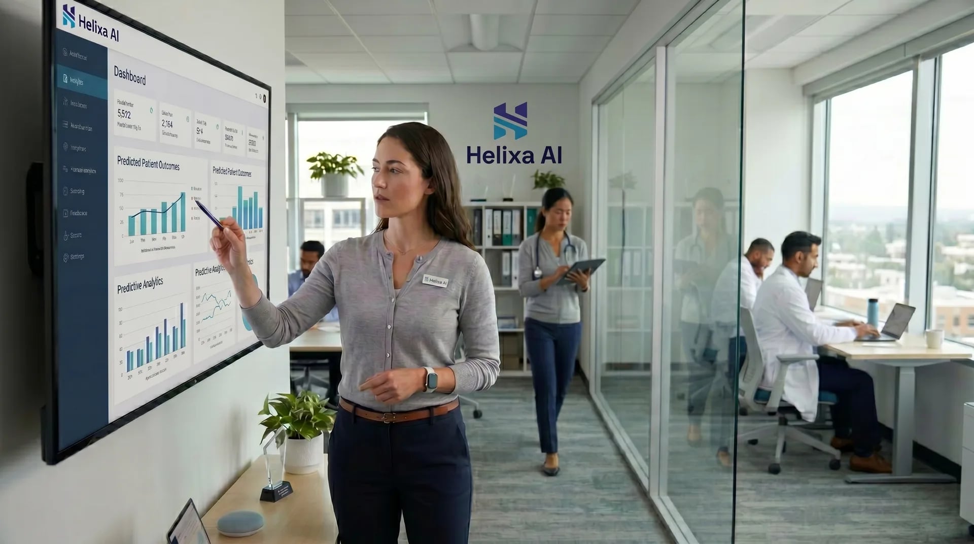 AI Healthcare Background