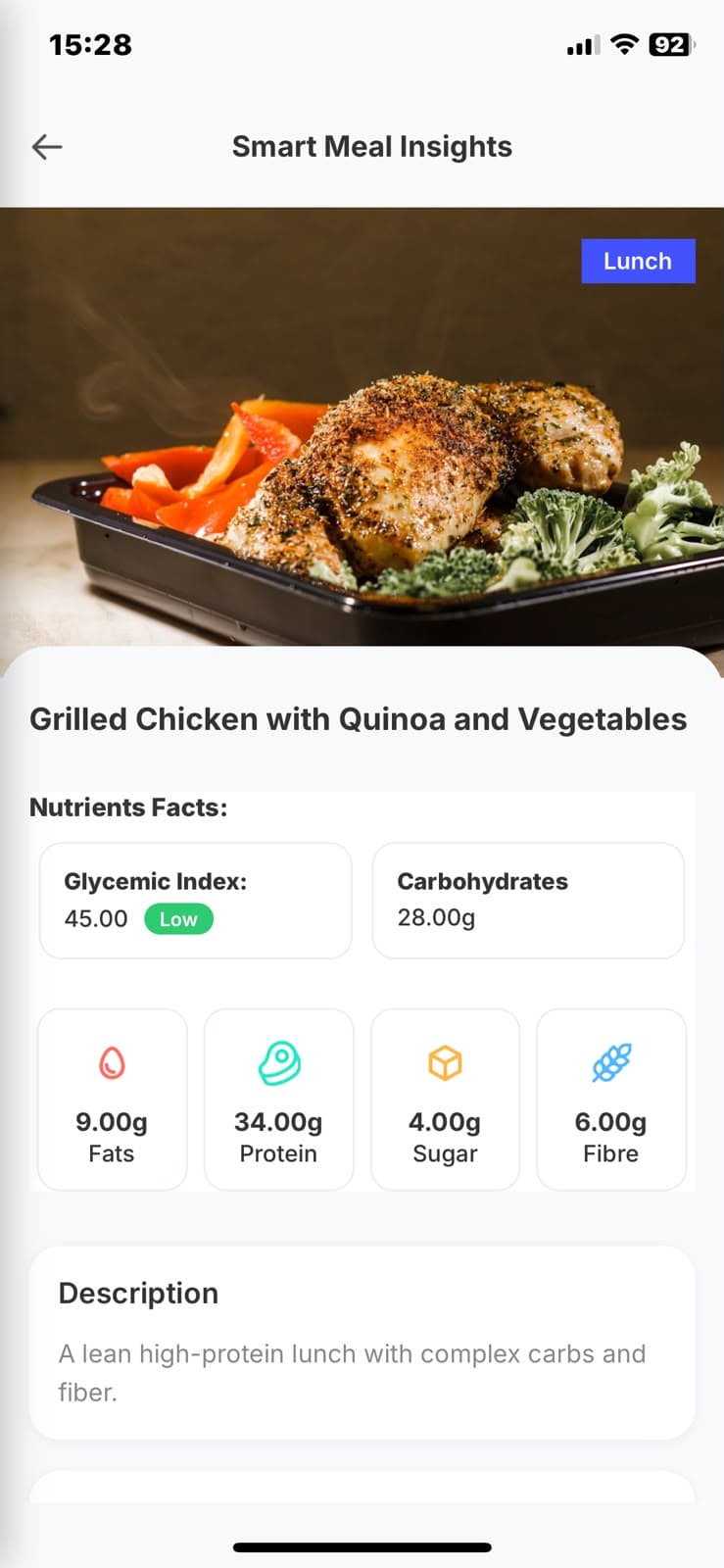 AI health insights dashboard